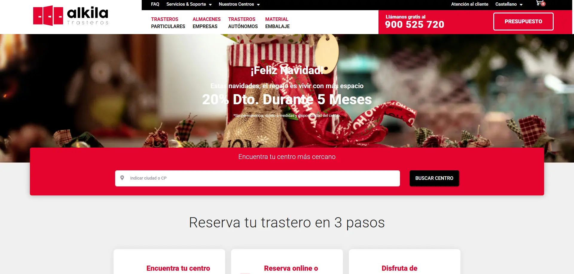 Diseño web para Alkila Trasteros - Caso de éxito en Sabadell