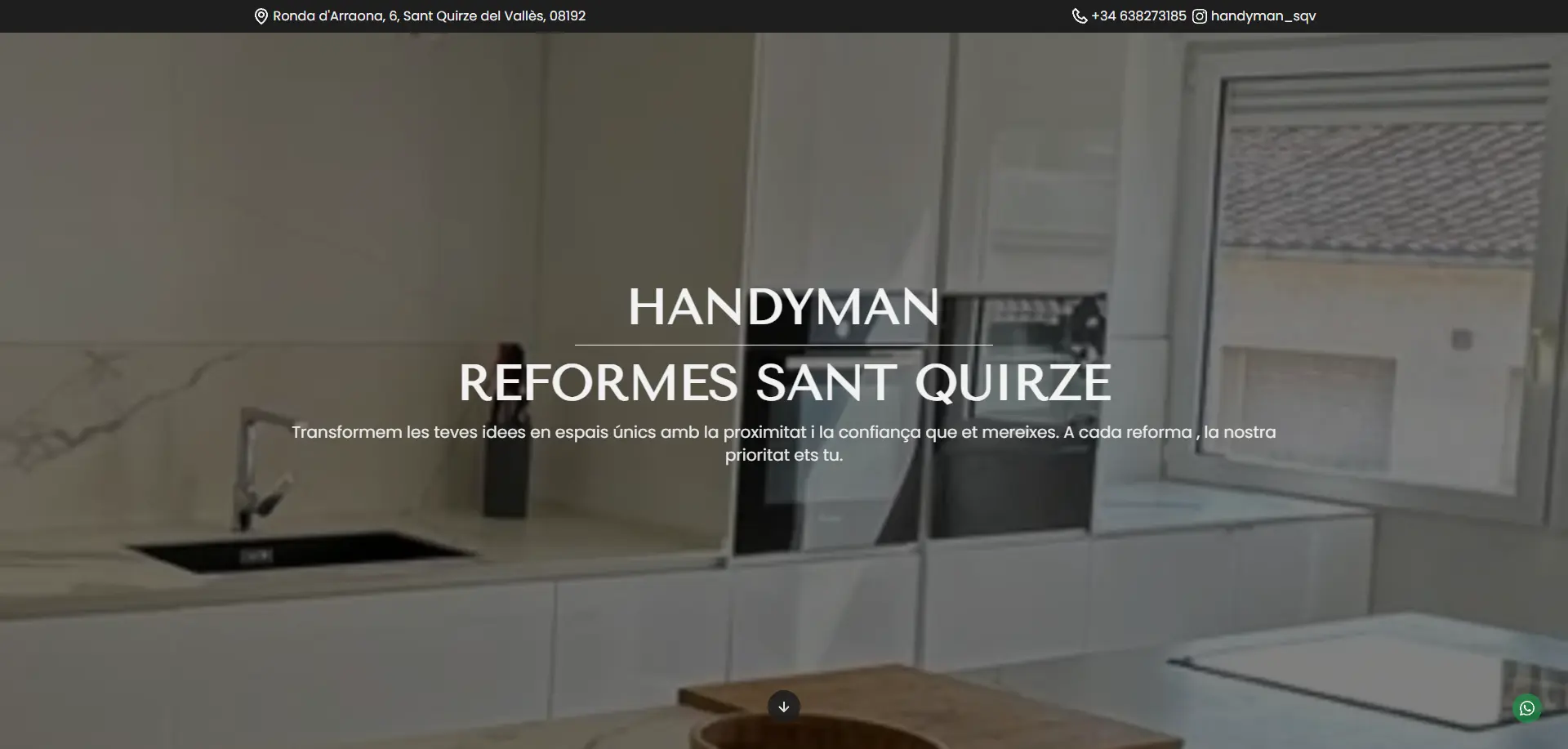 Diseño web para Handyman Sant Quirze - Caso de éxito en Sabadell